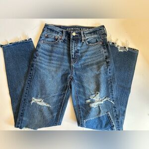 AE Dark Wash Blue Jeans